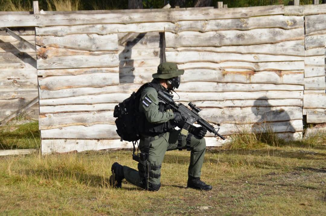 Airsoft action at Agimont