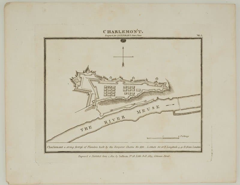 Historical view of Agimont domain