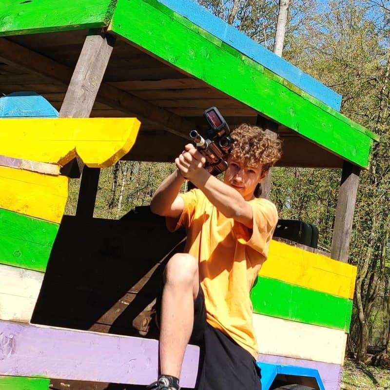 Laser Paintball Battle